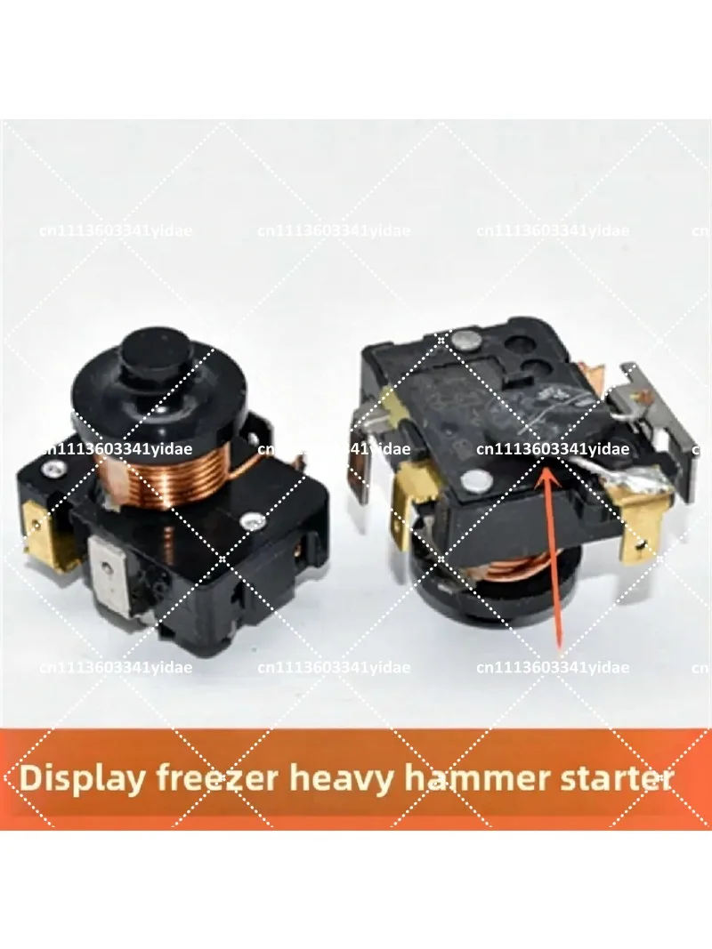 Refrigerator Display Freezer Heavy Hammer 5-Pin Dual Capacitor Starter QL2-7.45 8.60 10.0 12.7