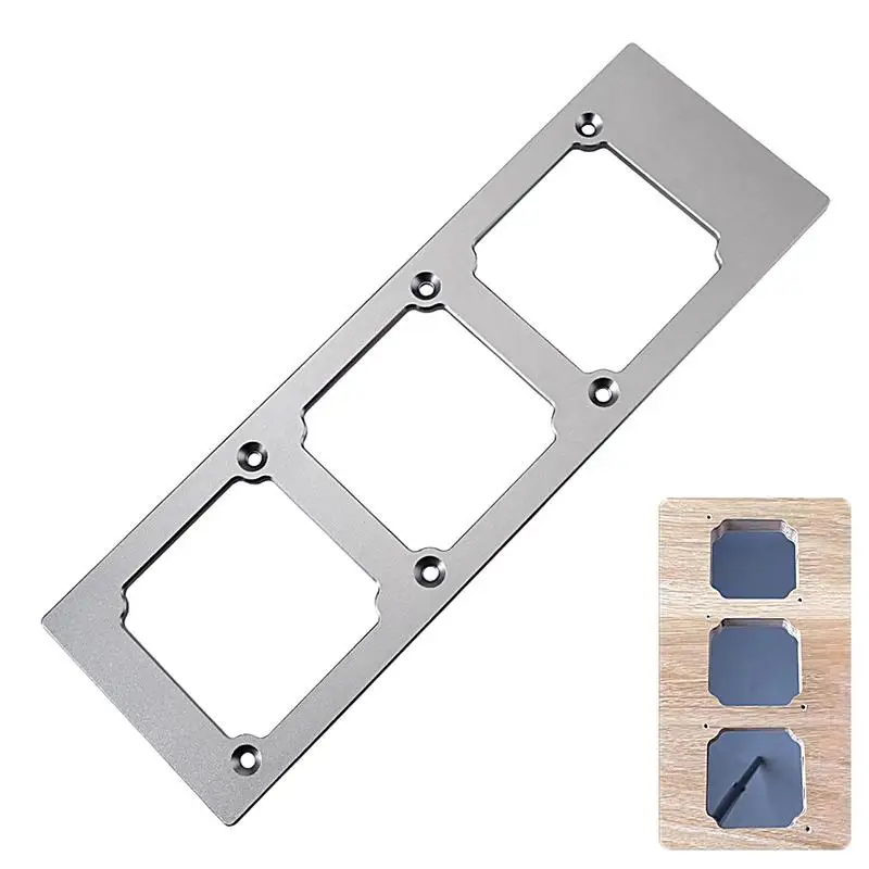 

Electrical Outlet Template Model Tool 86 Type Socket Bottom Box Lightweight Carpentry Decoration Opening Template Electrical