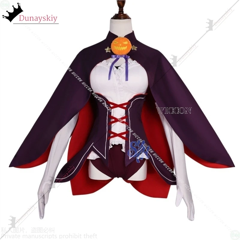 Anime Re:Life In A Different World From Zero Cosplay Rem Costume{YiNuo}Halloween Suit Magical Girl Sexy Witch Dress Goth Lolita