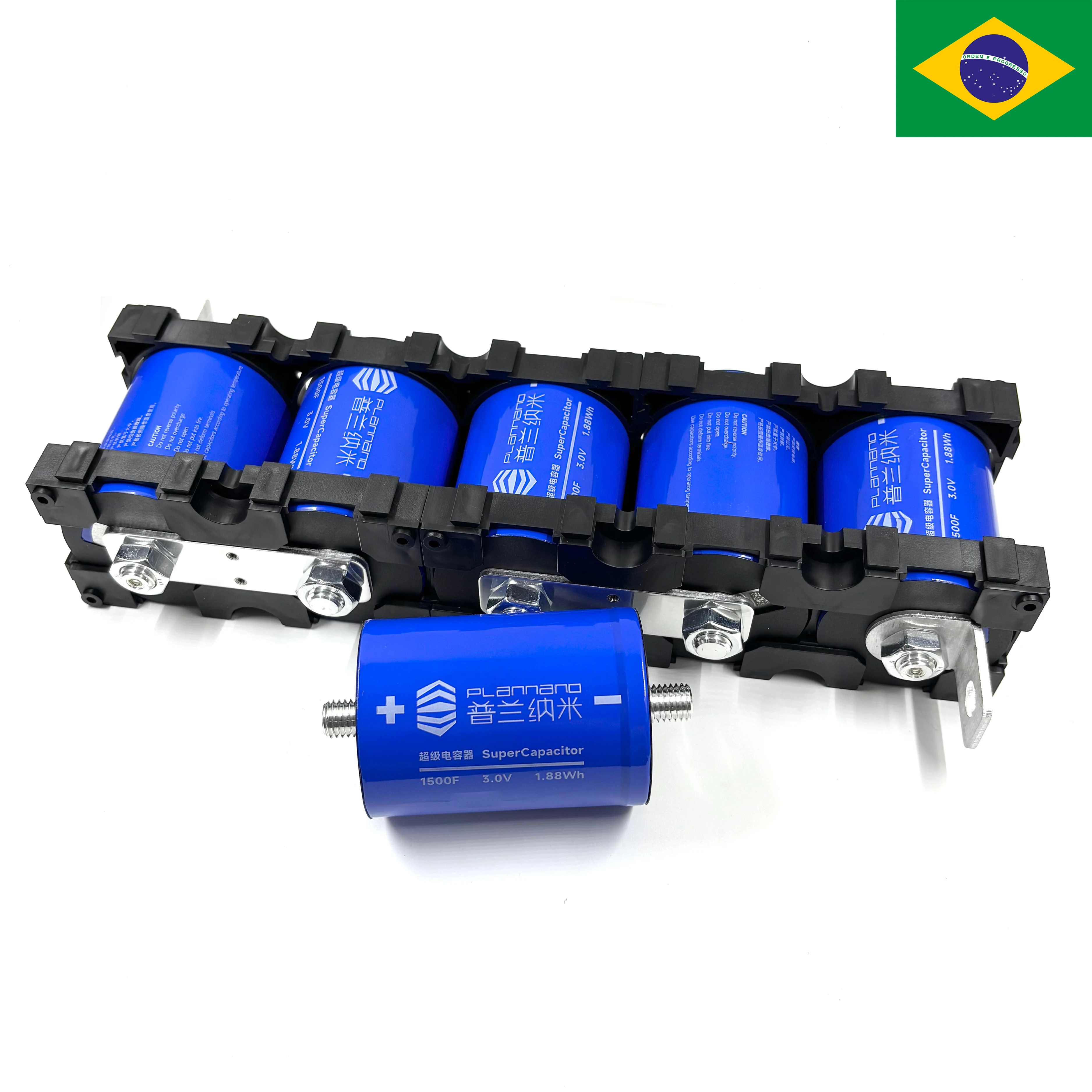Capacitor CCA 15V 300F Super 3V 1500F para Som Automotivo Alta Corrente 15V300F Módulo Partida Rápida Bass Potente