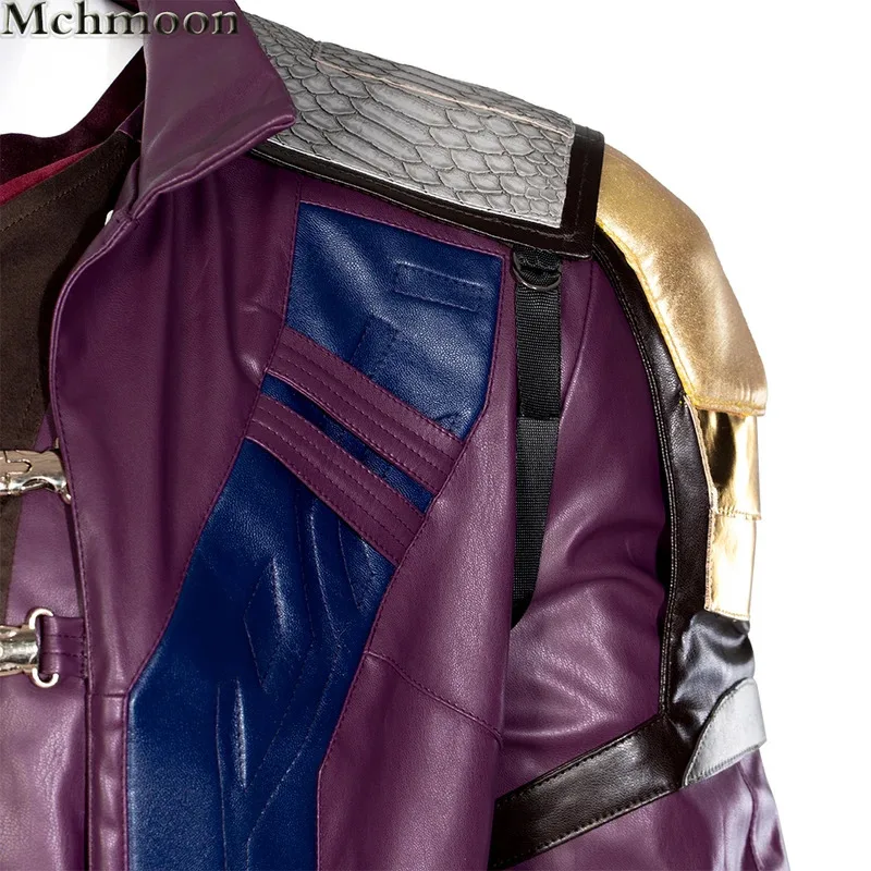 

25COSStar Lord Cosplay Costume Thor 4 Love and Thunder Star Lord Peter Quill Leather Outfits Mens Halloween Carnival Suit