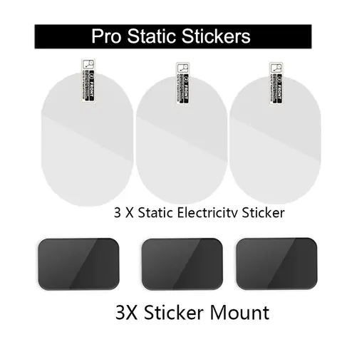 For 70mai Pro Dash Cam Smart Car DVR Sticker and Static Stickers, Suitable for 70mai Pro Car DVR Sticker holder 3pcs