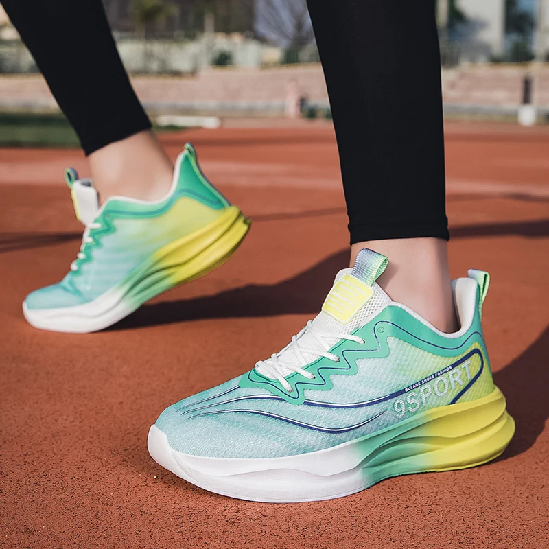 ELUVA Running Shoes for Men Lightweight Mesh Non Slip Athletic Shoes Wear Resistant Comfortable Walking Sports Shoes for Men