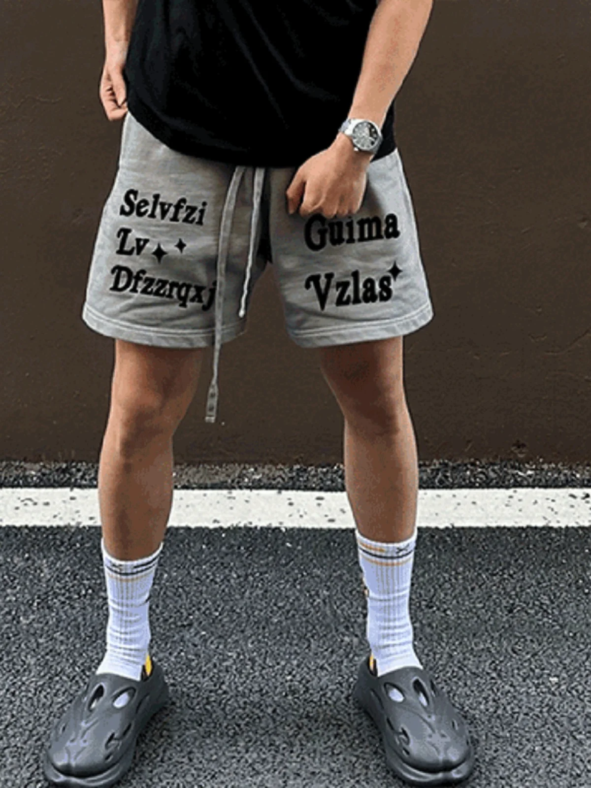 

Свободные мужские баскетбольные шорты в американском стиле, модный дизайн, тренд уличной моды, весна-лето, новинка, повседневные брюки, молодежная мода