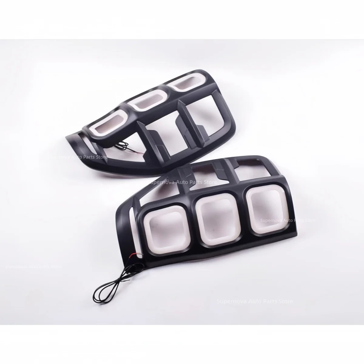 Fit for Ford Ranger 2012-2016 Matte black style Tail light cover Tail light frame Decorative cover Automobile parts Modification