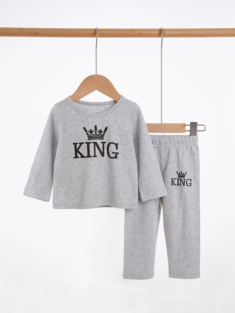 2pcs/set of boys' autumn and winter long sleeved cotton casual, soft and fashionable clothing Child Accessories