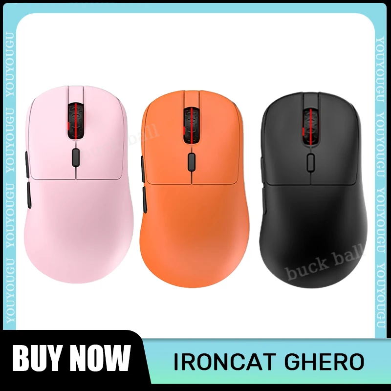 

Incott Ghero Gaming Mouse 2.4g Wireless 3 Mode Lightweight Paw3395 8k Rgb Mouses Office Esports Gaming Mouse For Laptop Pc Gift