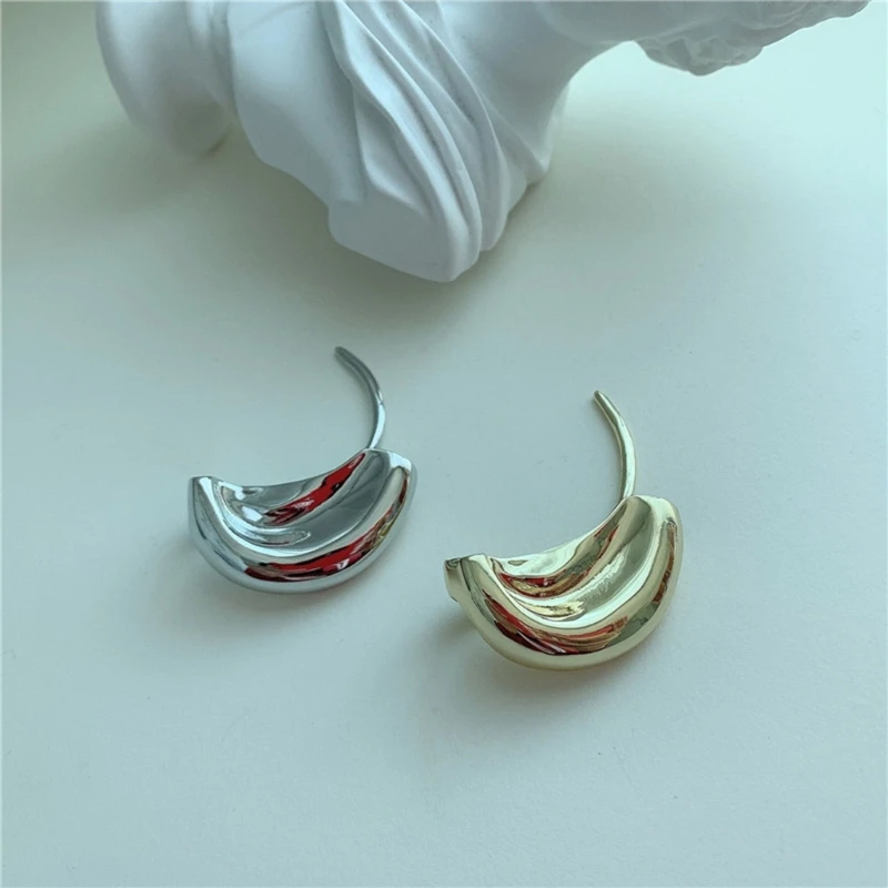 Semicircular Cuff Earrings Clip on Earring Wrap Ear Cuffs Ear Clip Cuff Earring