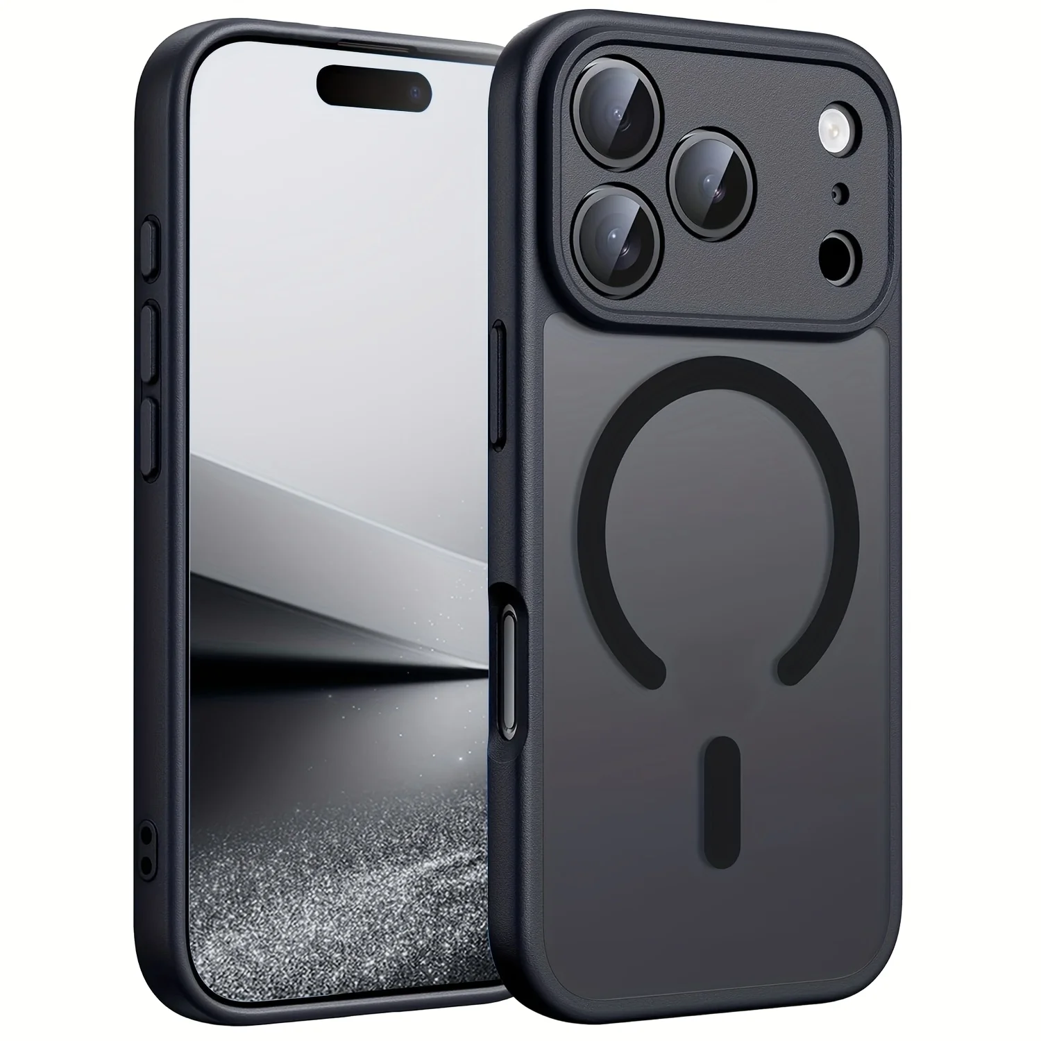Matte, durchscheinende Hülle für iPhone 18 Pro Max 18Pro 18ProMax, kompatibel mit Magsafe magnetischem kabellosem Ladegerät, harte PC-Schutzhülle.