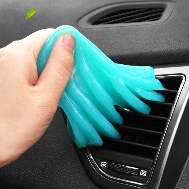 【F】Car Cleaning Gel Magic Mud Auto Interior Computer Keyboard Dirt Clean Dust Remover Gel Car Wash Interior Cleaning Tools