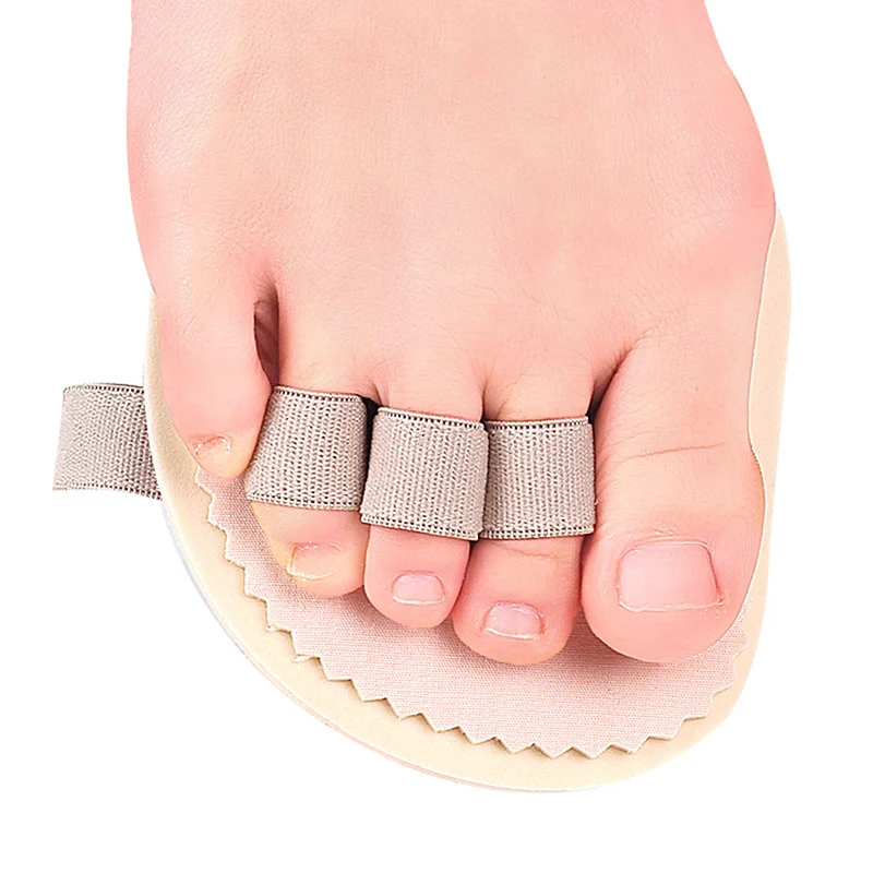 Teen Separatator Voorvoet Pad Hallux Valgus Correctie Half Inlegzolen Pijnbestrijding