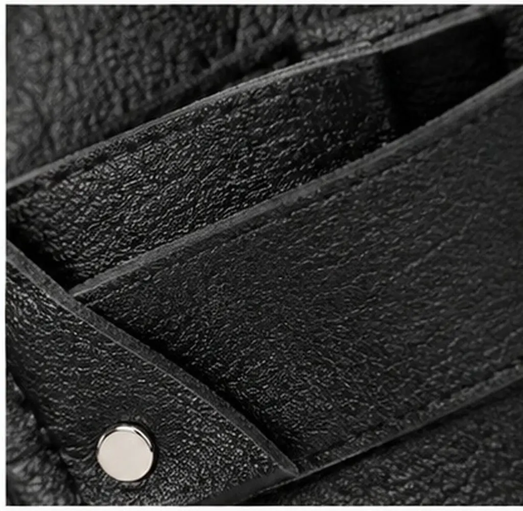Professional Hairdressing Shaver Pouch Lightweight PU Hair Stylist Scissor Pouch Belt Bag Multi-Functional Barber Tool