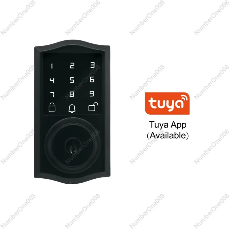 

Smart electric password touchpad door lock zinc alloy automatic parking lock