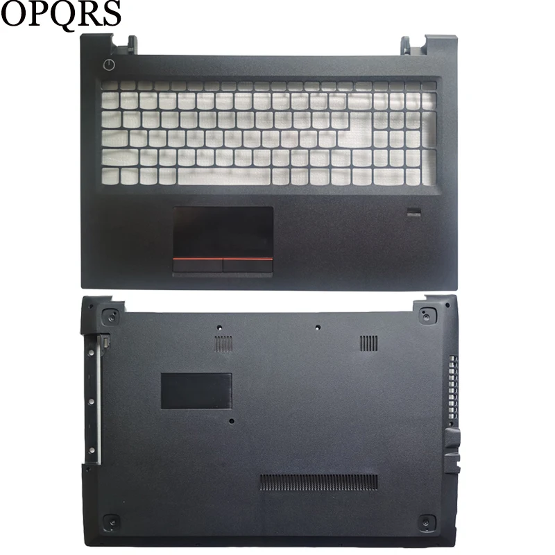 Nuevo para Lenovo E52 E52-80 V510-15IKB reposamanos superior con orificio para huellas dactilares/funda Base inferior para portátil