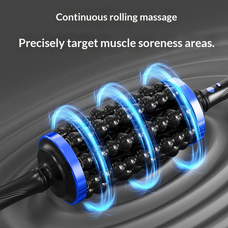 Portable Gym Rechargeable Muscle Roller Massager with Wireless Remote Control Percussive Therapy for Body Application