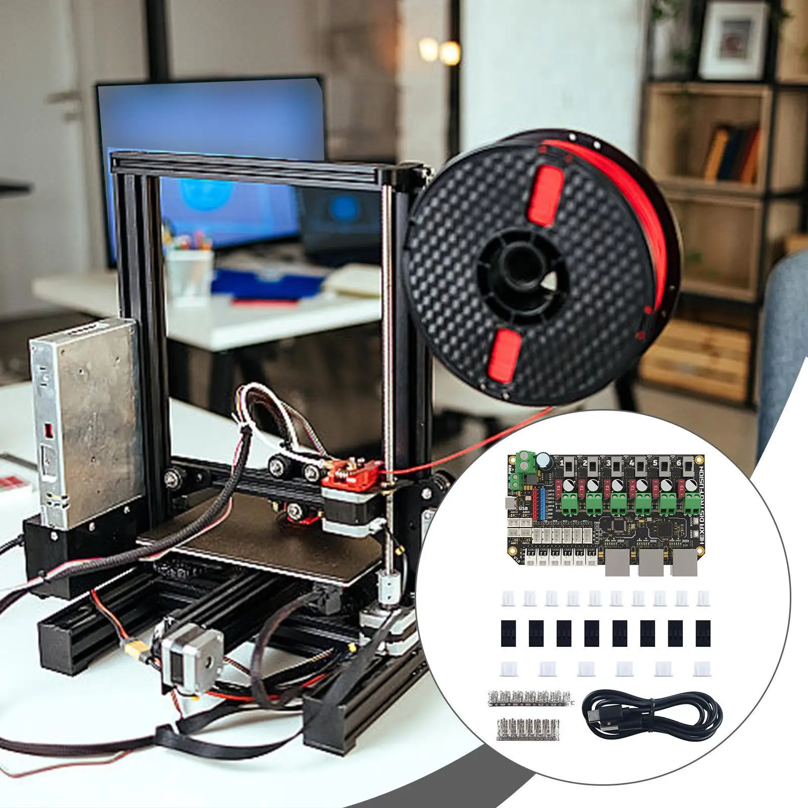 

Плата концентратора 3D-принтера заменяет обновленную часть, высокопроизводительная плата управления