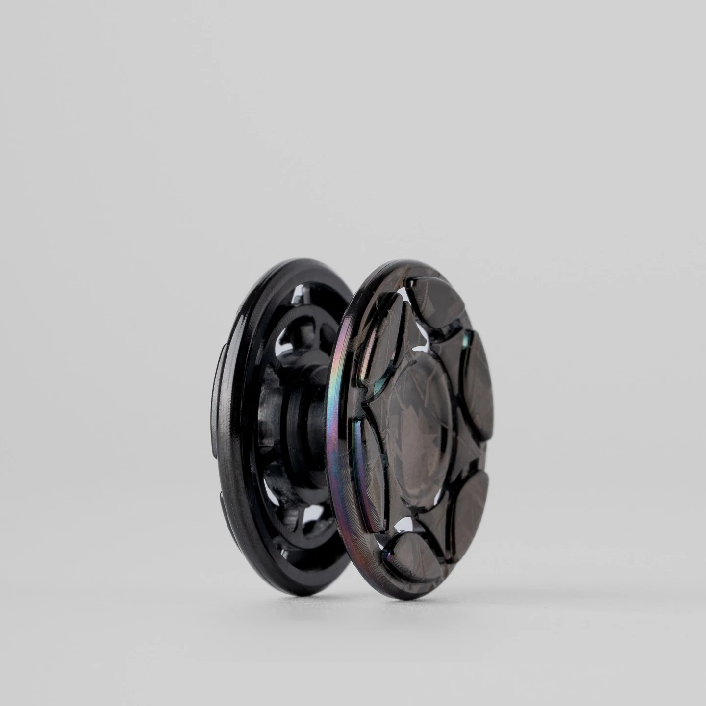 YIJIE EDC Hexagrama Fidget Spinner Brinquedo de descompressão com travamento de metal mecânico