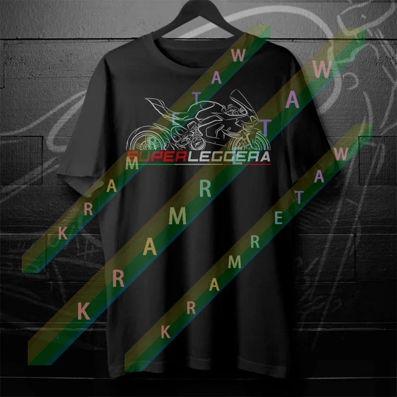 

2025 Man T Shirt Casual Ducatis Superleggera 2021-2023 Motorcycle T shirt Graphic Summer Short Sleeves 100% Cotton S-3XL