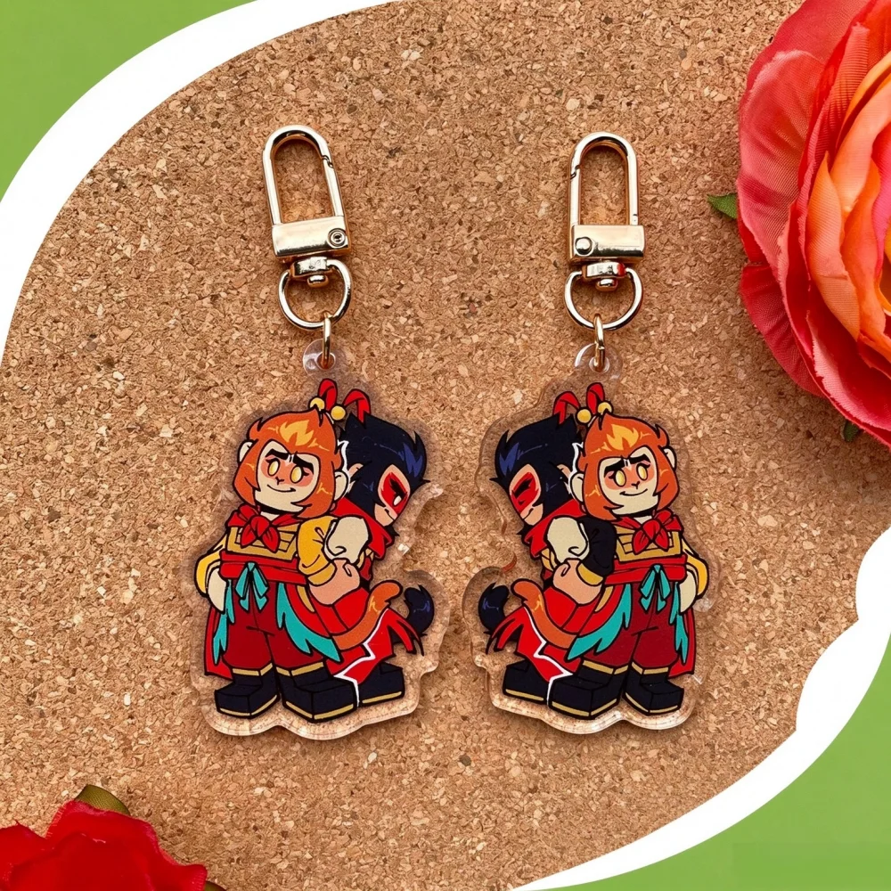Wukong Xiaoxia Multi Character Acrylic Pendant Keychain: Wukong, Macaque, MK Red Sun, Mei