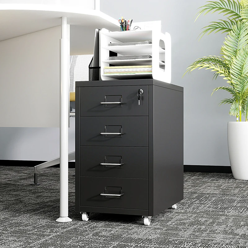 Four-Drawer Chest Dresser for Bedroom Living Room Office Storage