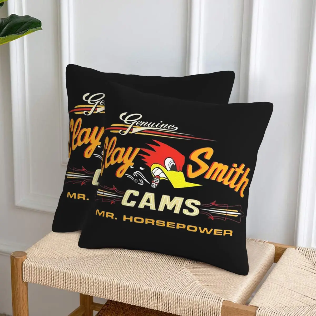Сделано в США Street Mr.Horsepower Clay Smith Cams, 2 шт., квадратная наволочка, наволочка, подушка для дома, гостиной