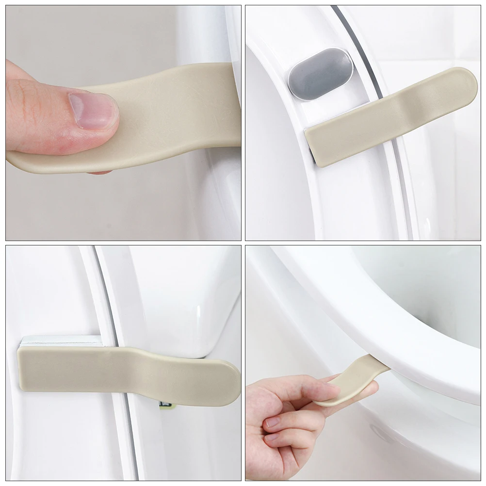 

12 Pcs Toilet Seat Lifter Durable PP Material H Anti Touching Public Places Easy Installation Practical Design Home Supplies