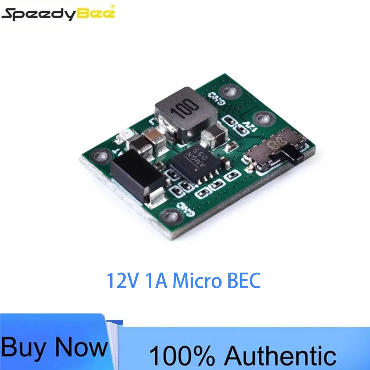 SpeedyBee 12V 1A Micro BEC Module with Physical Switch Support 3-6S LiPo for FPV Drone