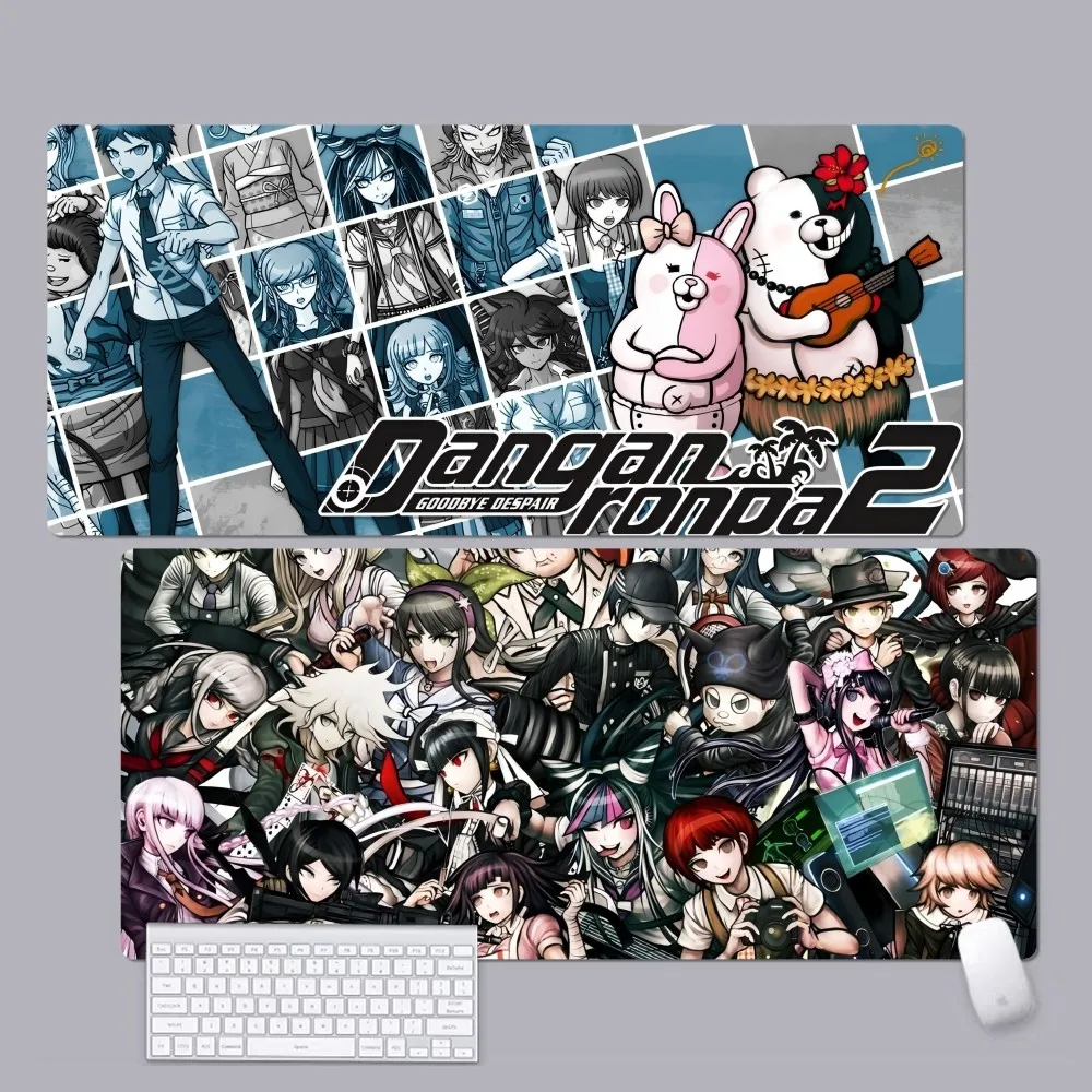 Danganronpa 80x30cm XL Lockedge Thickened Mouse Pad Oversized Gaming Keyboard Notebook Table Mat For Teen Girls Bedroom