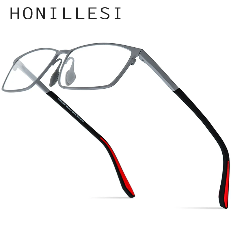 FONEX HONILLESI Titanium Glasses Frame Men Brand Designer Ultralight Square Eyeglasses Full Rim Japanese Custom Eyewear 7303