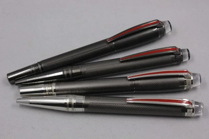 

Luxury Writing Ballpoint Pen Roller Ball Pen Speed Metal Balck Grey Ball Point Pens Stationery Gift