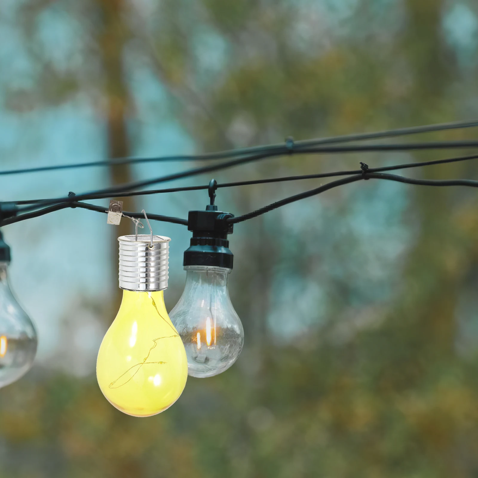 

Solar Hanging Led Light Bulb Eco-Friendly Waterproof Outdoor Camping Long Lasting 8000 Hours Low Shell