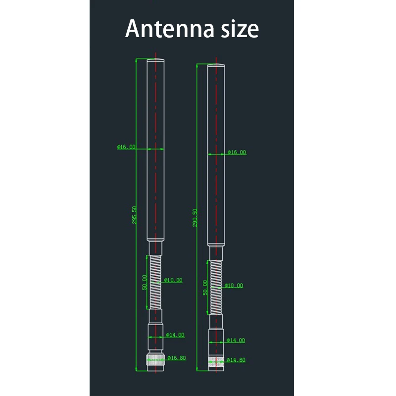 Support customized 868MHz 915MHz antenna Meshtastic 906MHz 906.875MHz 900MHz 923MHz 868-915MHz spring damping antenna SMA head