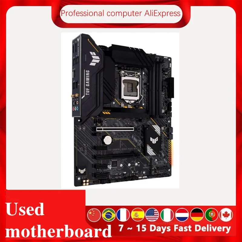 Used For Asus TUF GAMING B560-PLUS WIFI motherboard Original Desktop B560 Motherboard LGA 1200  i7/i5/i3 USB3.0 M.2