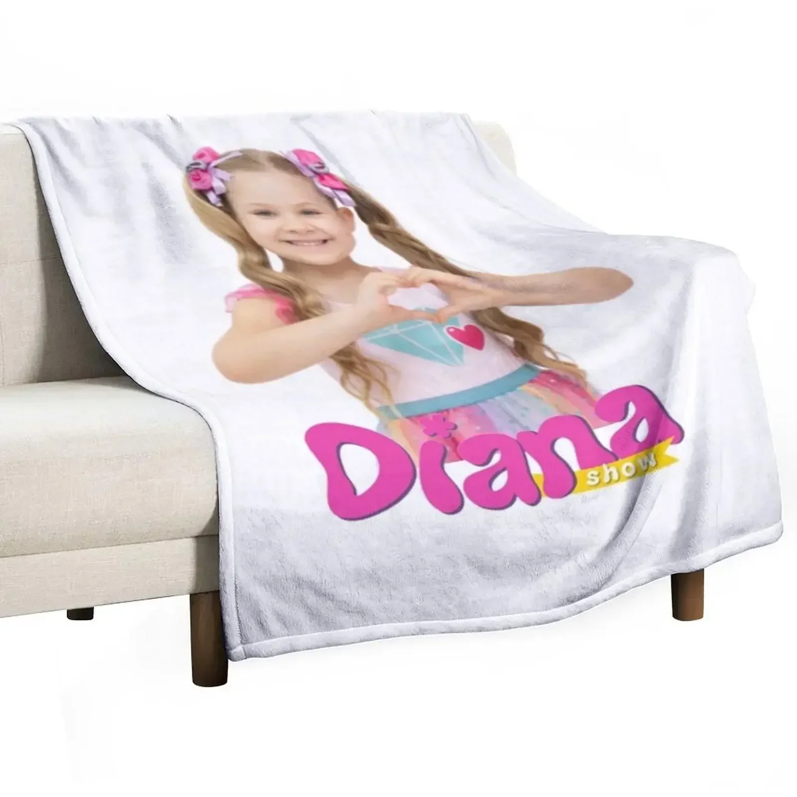 

best selling The Kids Diana Show, Diana,Kids Diana Show , Cute Love Diana Throw Blanket Nap Bed Fashionable Winter beds Blankets