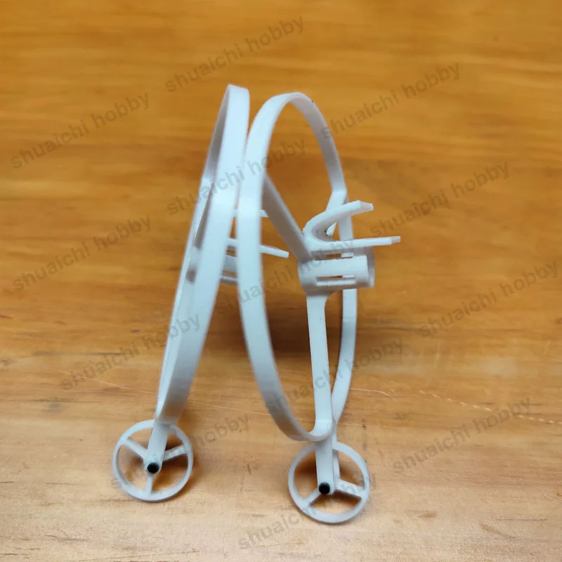 1 par 8520 soporte de Motor sin núcleo tren de aterrizaje anillo protector de hélice Kit integrado para avión de lanzamiento manual/Dron RC de ala fija
