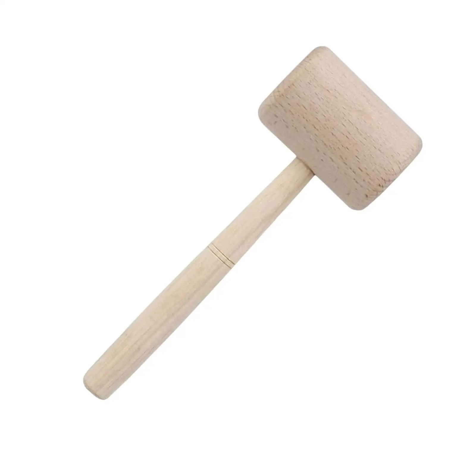 Beech Solid Wood Mallet Professional Woodworking Hammer Hand Hammer Accessory Vintage Wooden Mallet Wooden Hammer for Leather