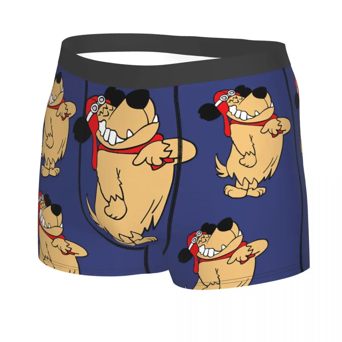 Cartoon Laughing Laugh Dog Muttley Man's Boxer Briefs Underpants Muttley Highly Breathable High Quality Gift Idea