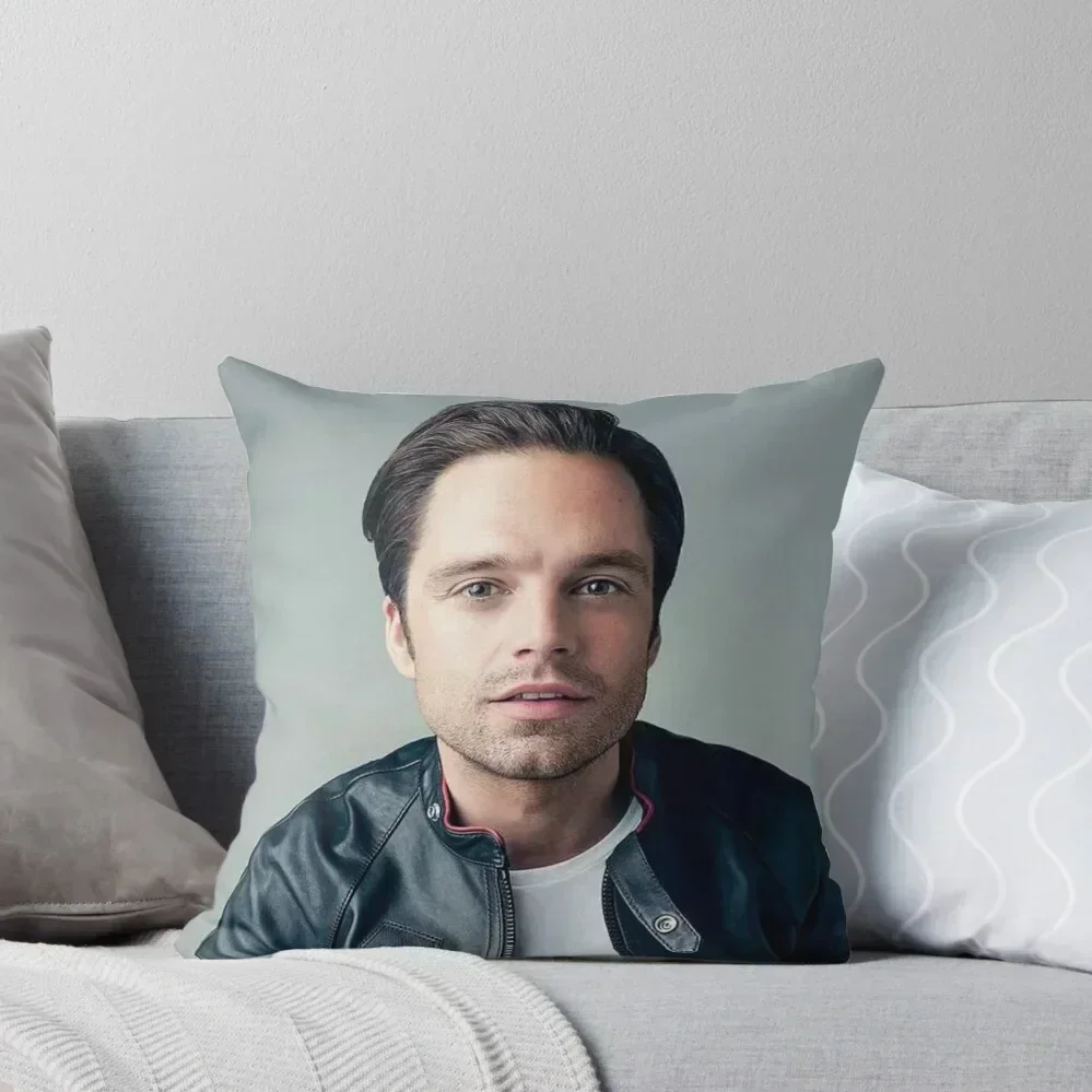 

Sebastian Stan Throw Pillow Rectangular Cushion Cover Cushion Cover Set Sofa Covers pillow