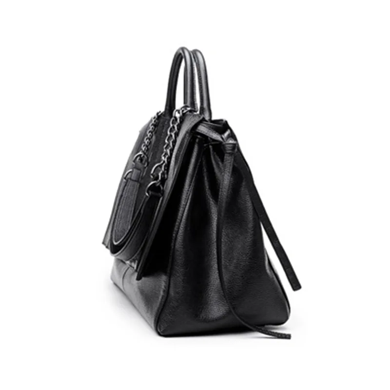 Elegant Tote Bag With Zipper, Women's Trendy Handbag, Vintage Leather Crossbody Bag Shoulder Bag For Work - view 4