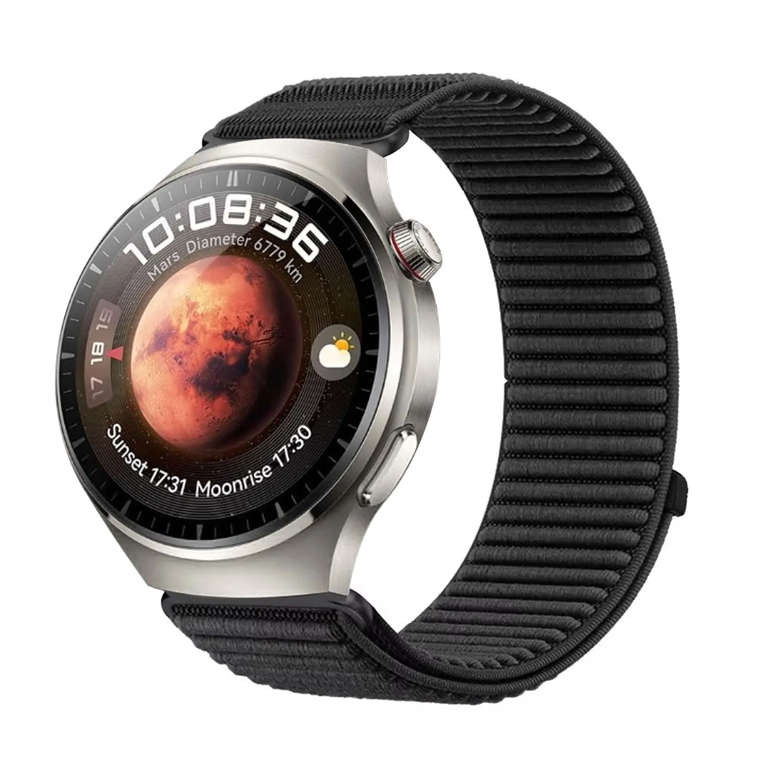 

Нейлоновые ремешки для Huawei Watch 4/Watch 4 Pro Band, эластичный мягкий нейлоновый ремешок на липучке