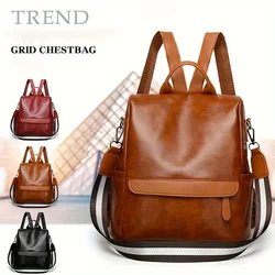 Casual Solid Color Backpack, Outdoor Sports Casual Backpack, All-Match Travel Storage Rucksack, Versatile Storage Daypack