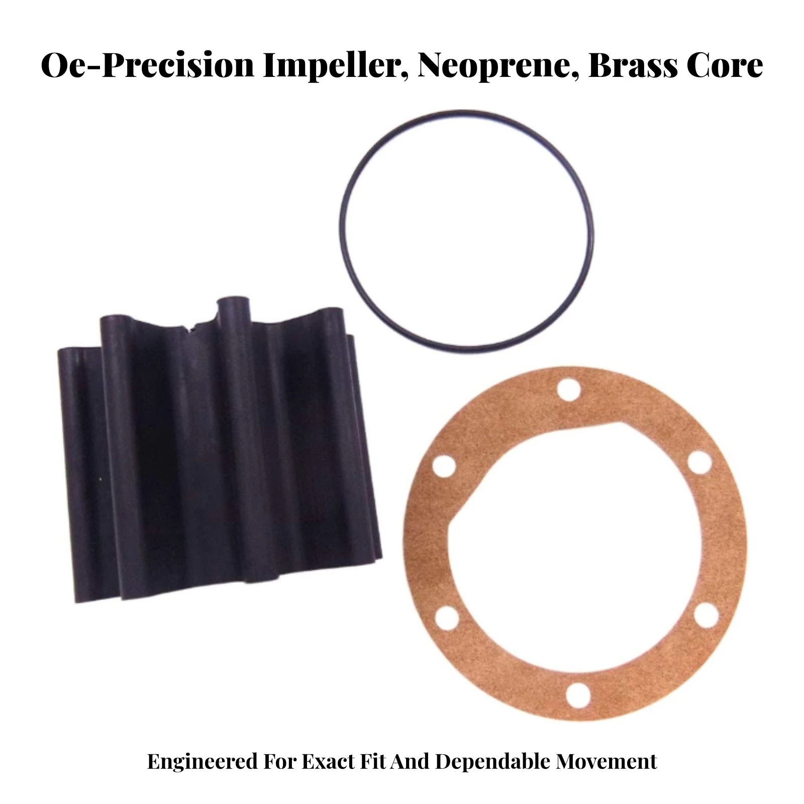 Water Circulator Impeller Repair Kit Ready-to-Install Impeller with Gasket and Sealing Washer Complete Long-Lasting