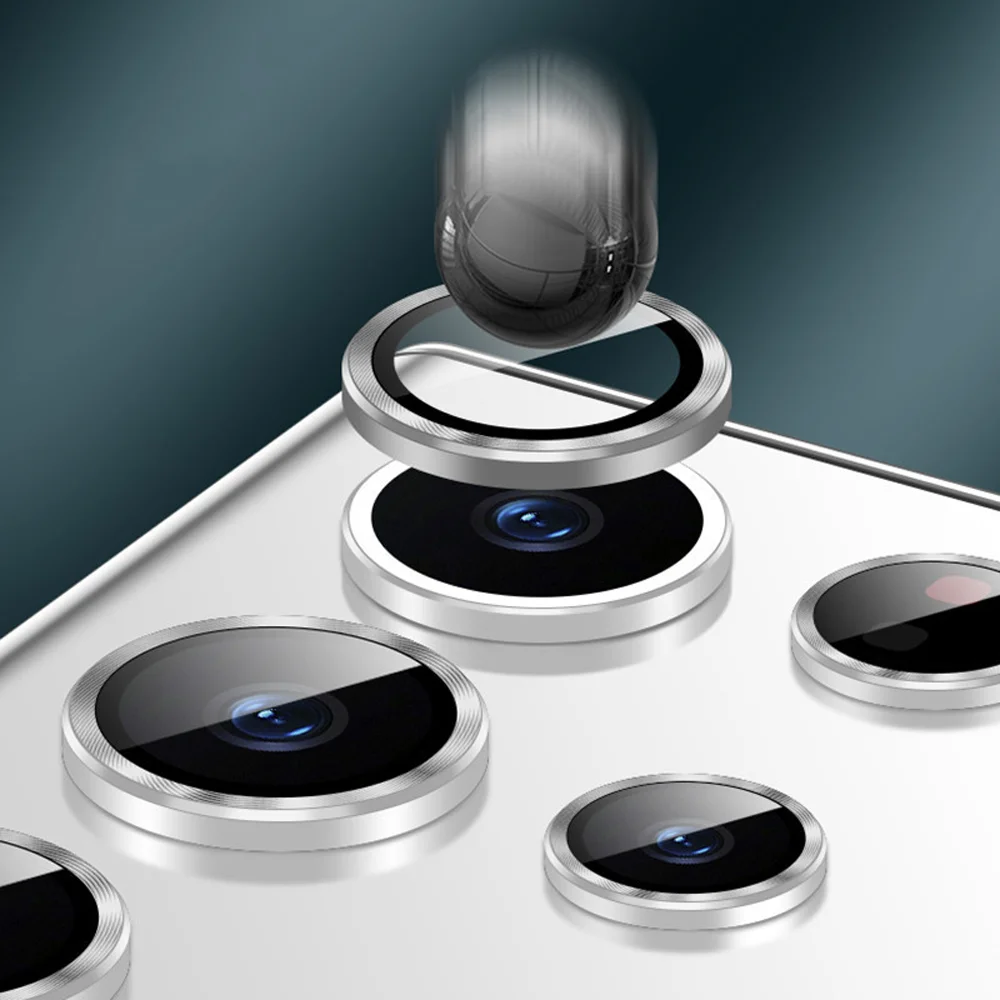 

Металлическое кольцо-защита для объектива камеры Samsung Galaxy S25 Ultra, противоударный защитный колпачок, съемная пленка для объектива S25 Ultra