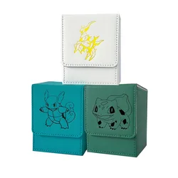 Pokemon PTCG DTCG Arceus Wartortle Bulbasaur High Capacity Card Box Anime Classics Game Collection Cards Storage Box Toy Gift