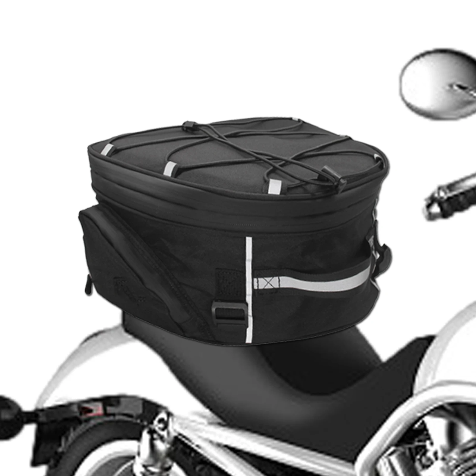 

Motorcycle Tail Bags Back Seat Bags Tail Luggage Helmets Bag Tail Bag Cycling Rear Luggage Bag Motorcycle Accessories Dropship