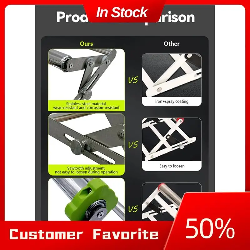 

AT03 Top Adjustable Cutting Machine Support Frame Material Support Bracket For Cutting Machine Cutting Lift Table Stand Workbenc