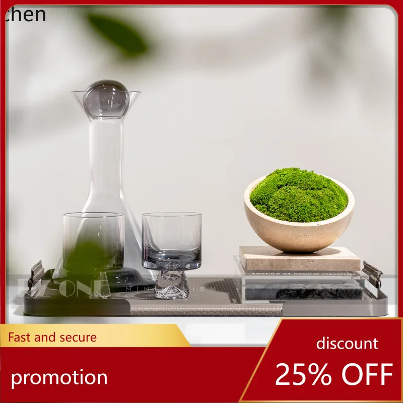 

YFY Marble Travertine Flower Pot Artificial Green Plant Bonsai Model House Sales Discussion Table Soft Decoration Floral Art