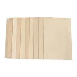 5/10Pcs Basswood Plywood DIY Pyrography Supplies Unfinished Wood Piece Craft for DIY House Ship Airplane Model Craft Material