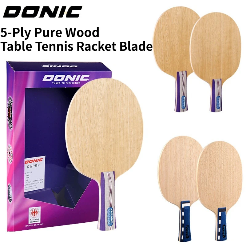 lame-de-raquette-de-tennis-de-table-donic-serie-nordic-5-plis-en-bois-pur-pour-le-smash-offensif-et-l'attaque-rapide