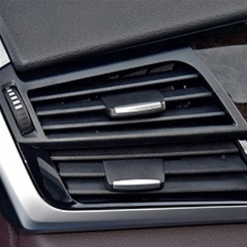 AASS-لوحة سيارة مكيف الهواء تنفيس المخرج مصبغة لسيارات BMW X5 X6 F15 F16 A/C تنفيس منفذ لوحة RHD